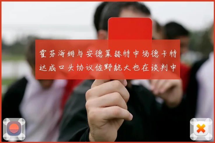 霍芬海姆与安德莱赫特中场德卡特达成口头协议佐野航大也在谈判中